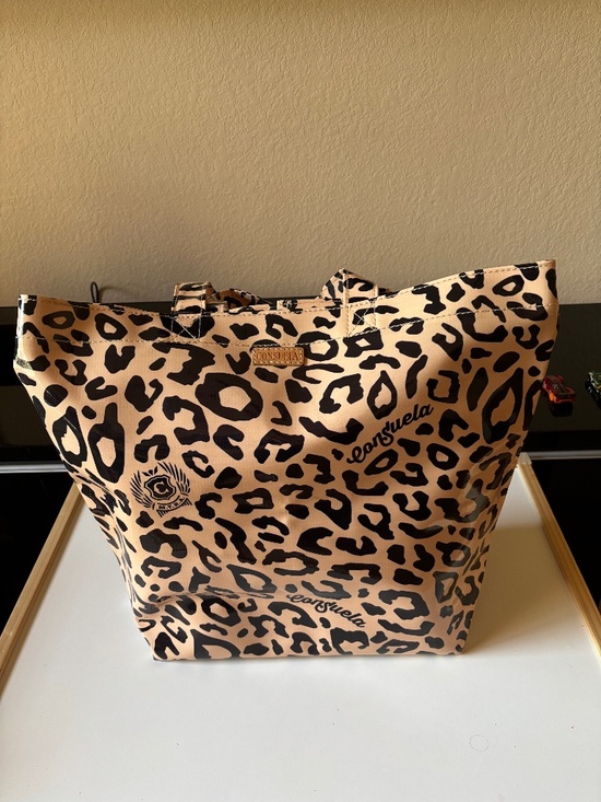 Consuela Handbags - Consuela Puma Leopard  Print Tote Bag